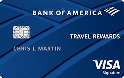 bofa travel rewards for students