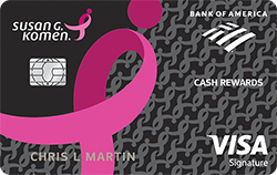 Susan G Komen cash rewards