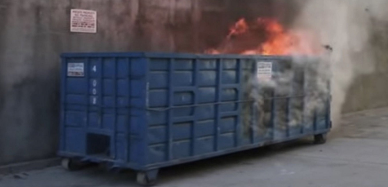 dumpster fire